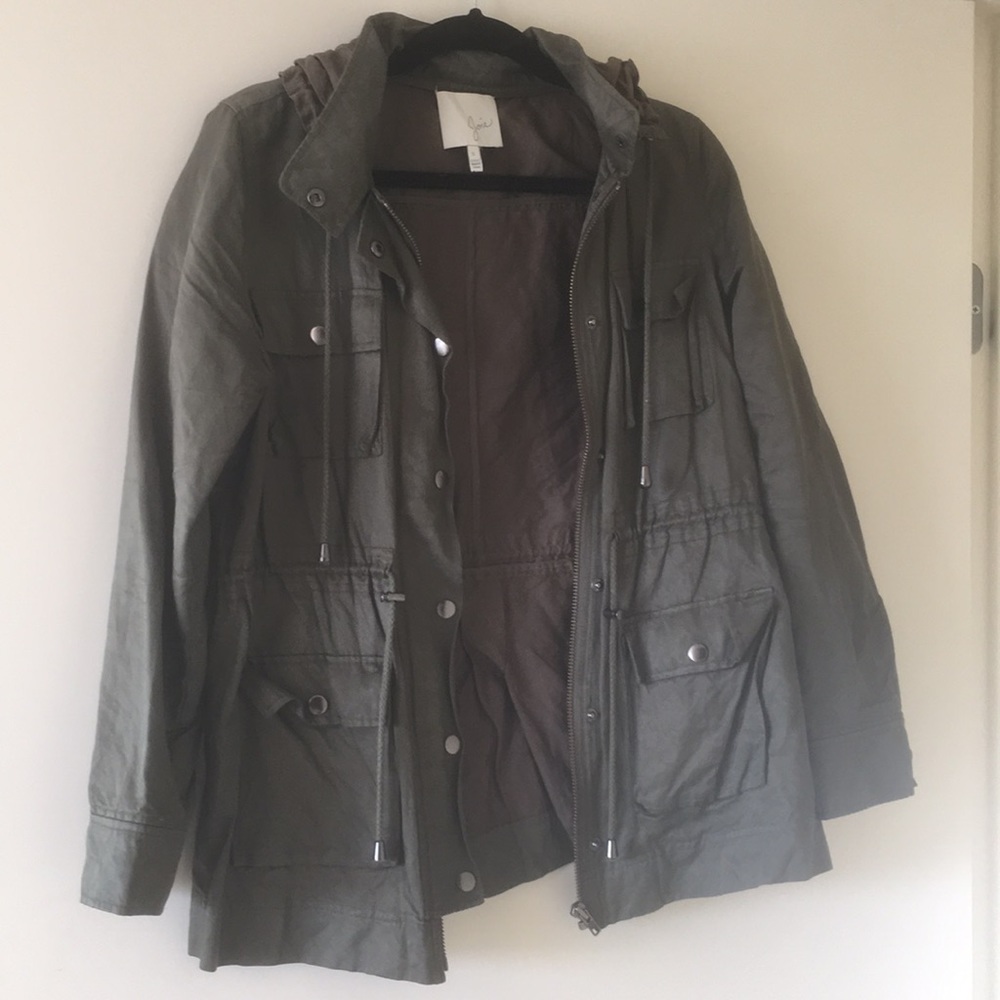 Joie Hooded Spring Green Jacket